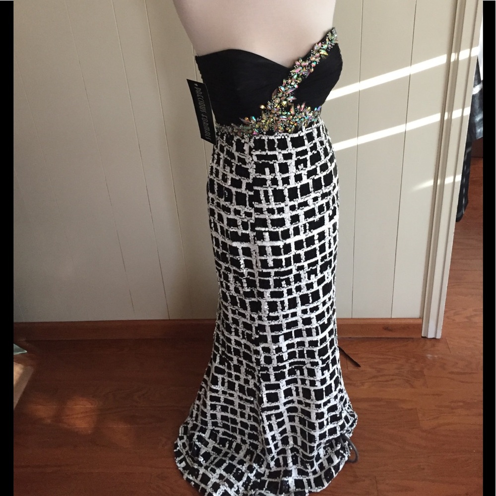 Precious Formals sz 12 embellished prom dress